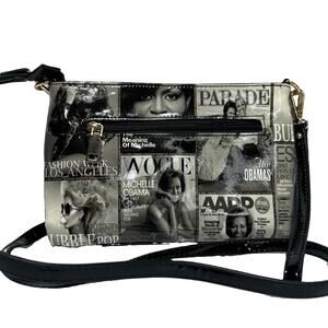 Michelle Obama Magazine Covers Crossbody Bag Purse